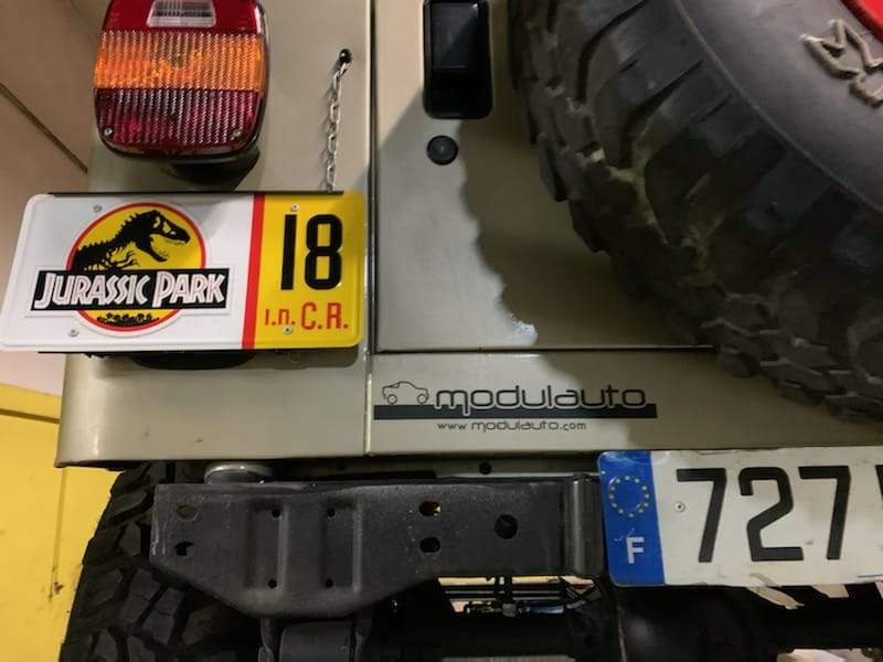 Jeep WRANGLER JURASSIC PARK 1991