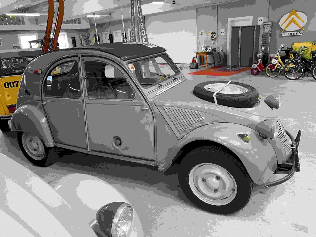 Citroen 2cv SAHARA Bi-moteur 1964