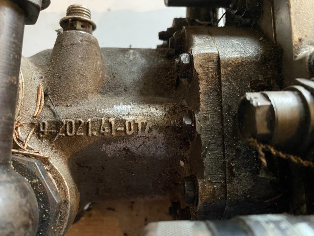Junker fuel injected pump ww2